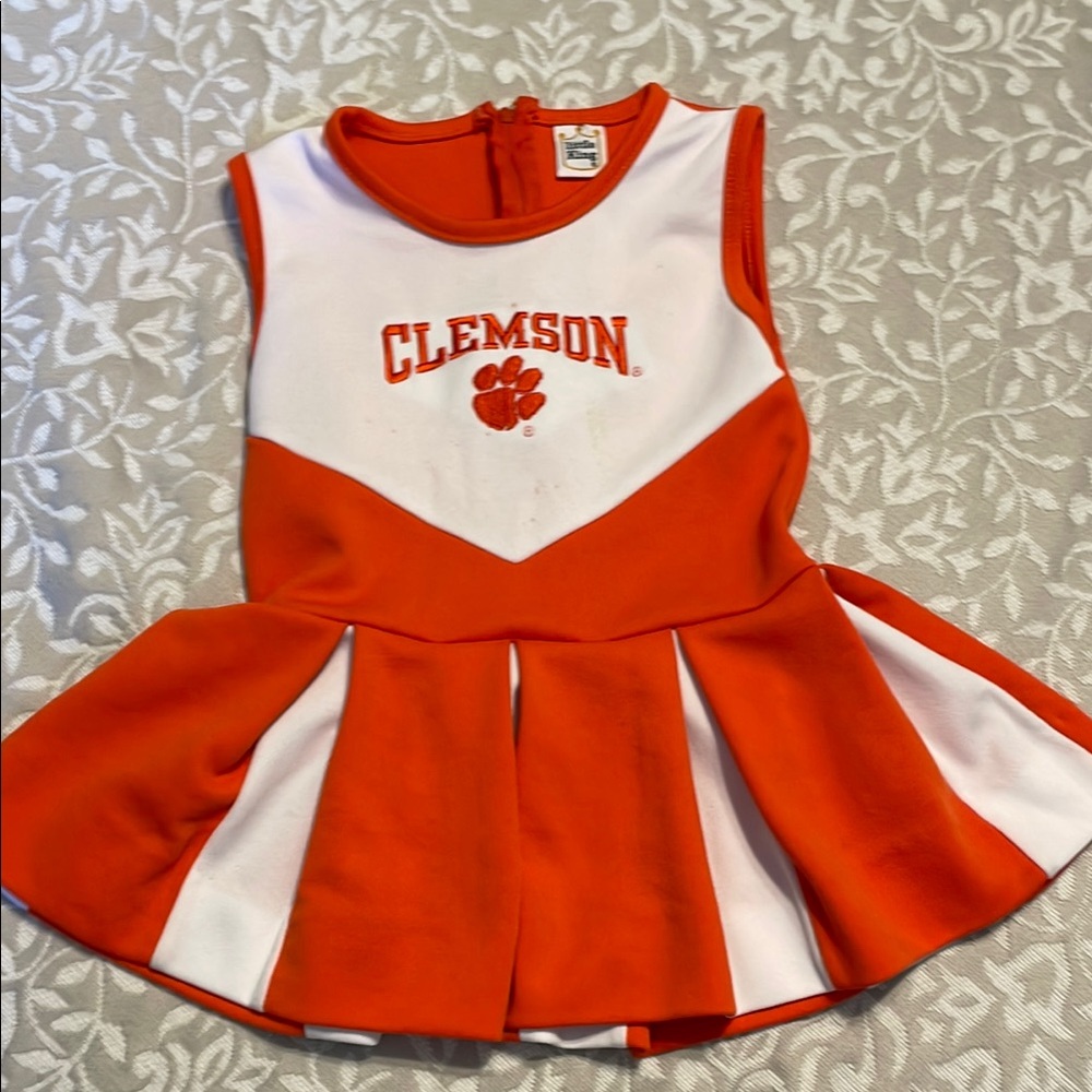 Clemson Orange and White Cheer Dress